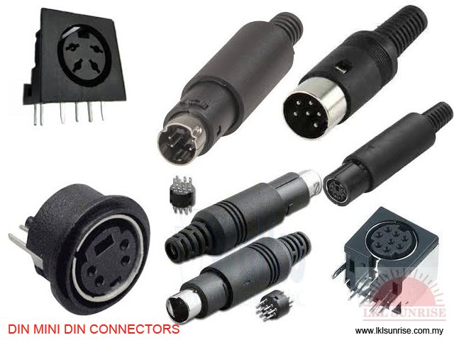  DIN MINI DIN CONNECTORS