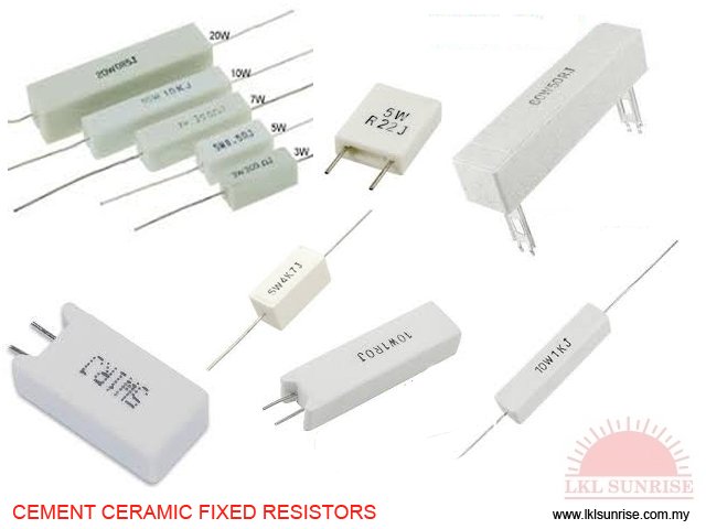 CEMENT CERAMIC FIXED RESISTORS