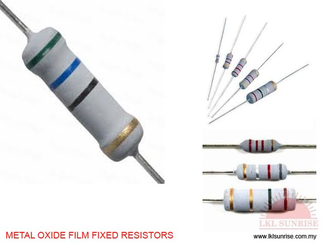 METAL OXIDE FILM FIXED RESISTORS