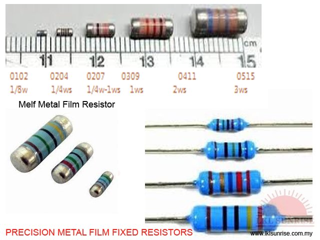 PRECISION METAL FILM FIXED RESISTORS