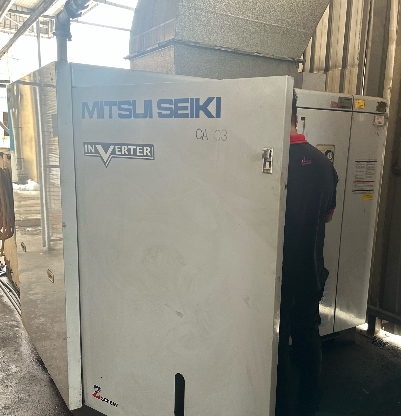 Service & Repair Mitsui Seiki Inverter Type Air Compressor 