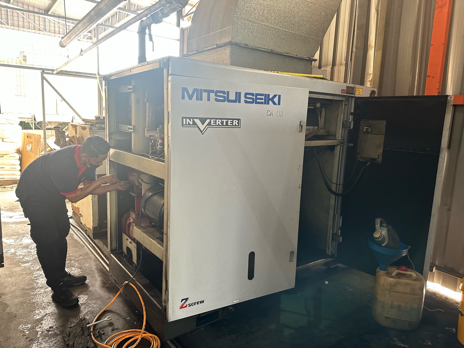 Service Mitsui Seiki Air Compressor 