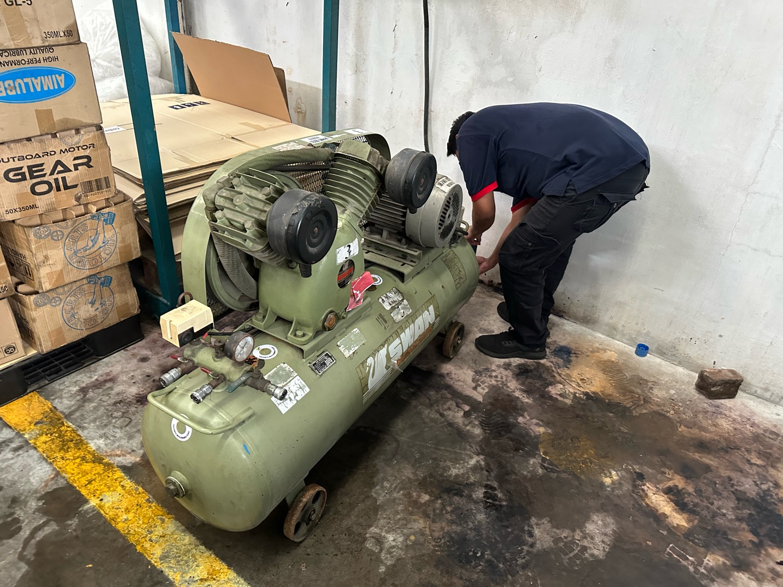 Service Swan Air Compressor 