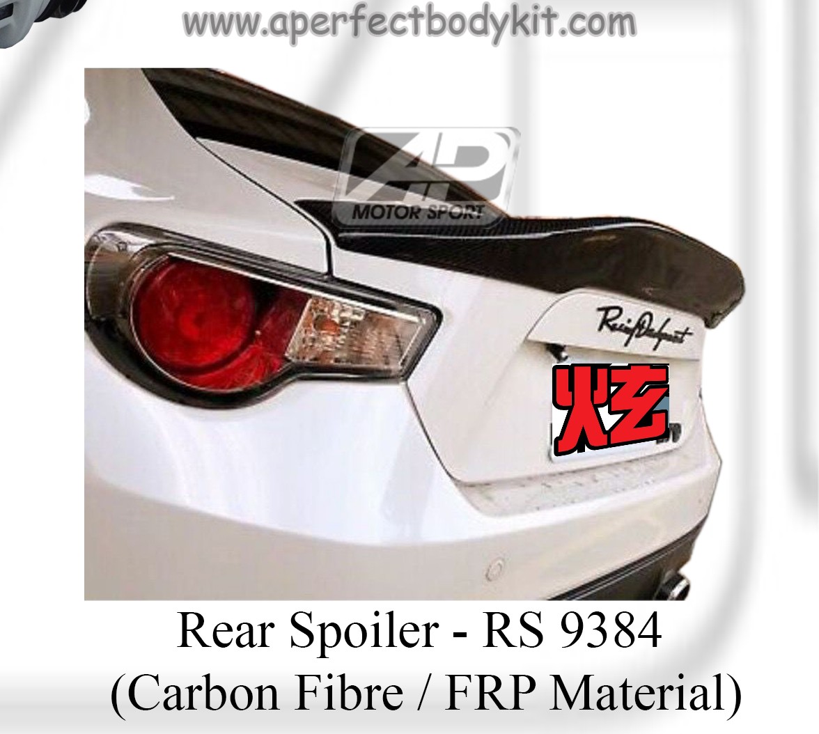 Toyota FT86 Rear Spoiler (Carbon Fibre / FRP Material)