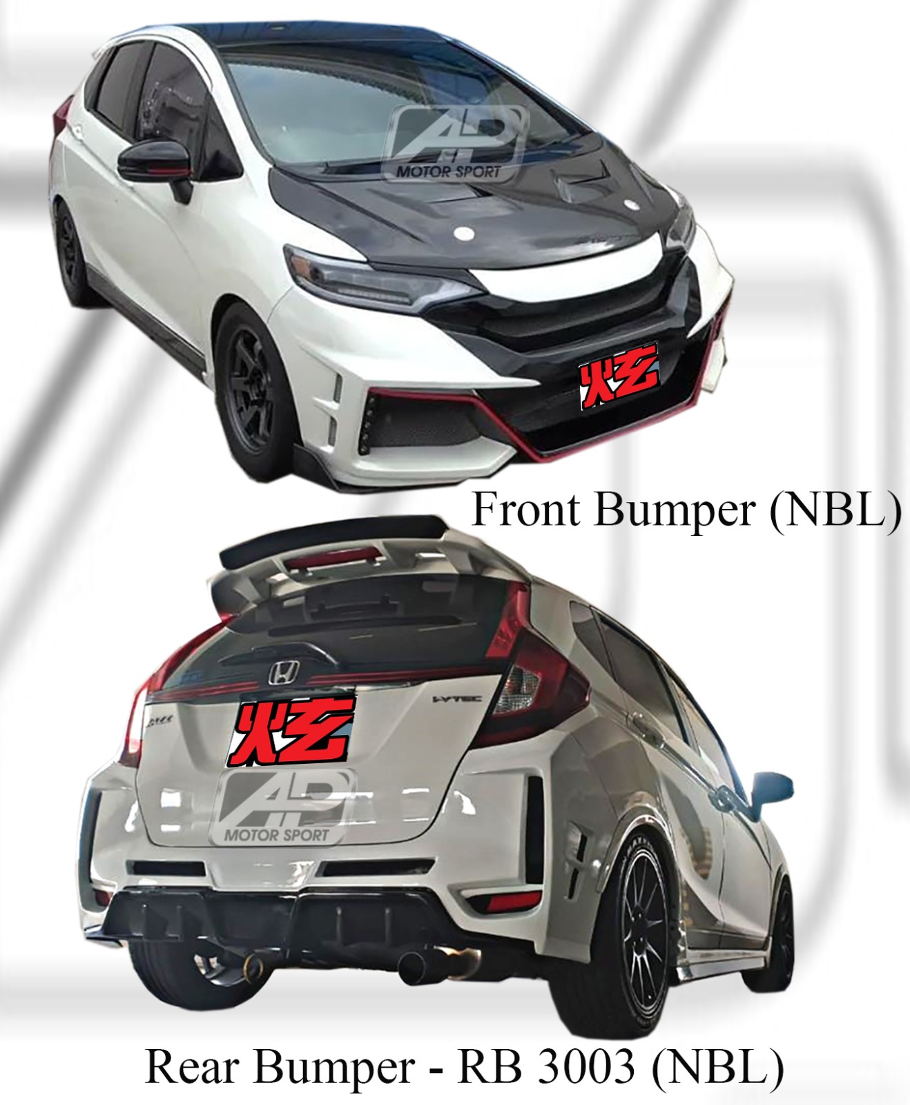 Honda Jazz 2017 NBL Bumperkits 