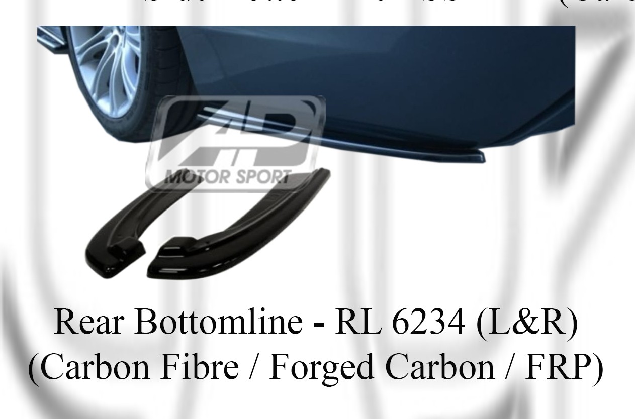 BMW 5 Series E60 Rear Lip (L&R) (Carbon Fibre / Forged C