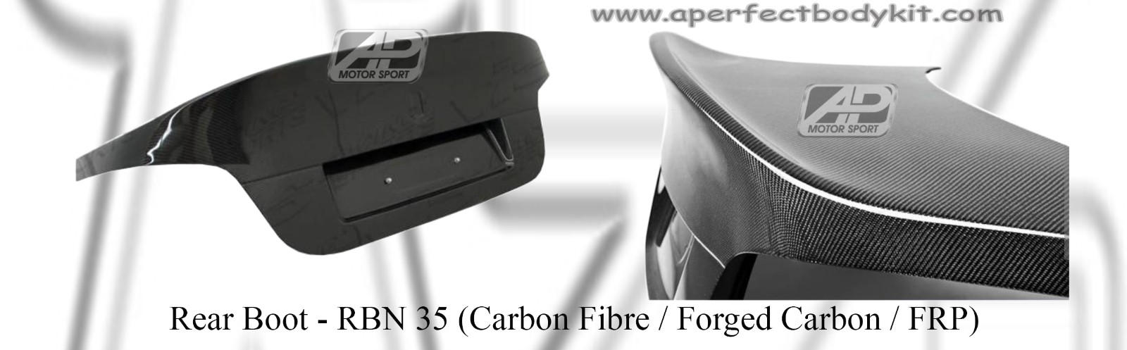 BMW 5 Series E60 Rear Boot (Carbon Fibre / Forged Carbon / F