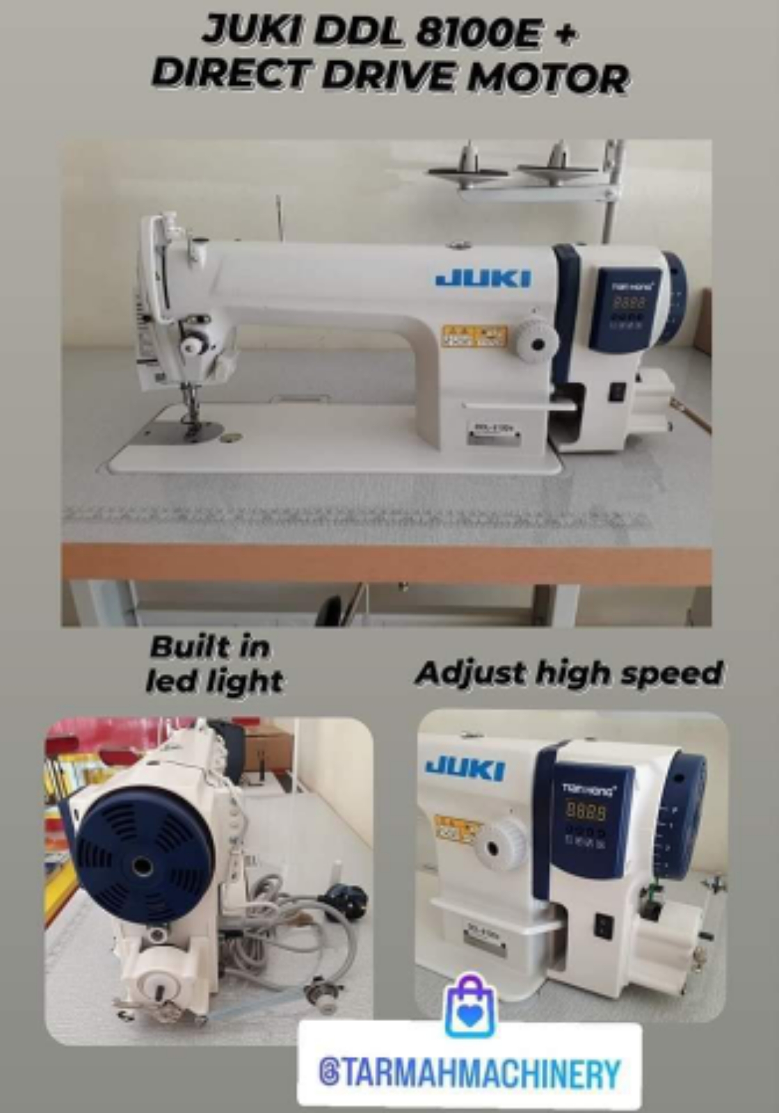 JUKI HI SPEED INDUSTRIAL DIRECT DRIVER MOTOR TRIMMER SEWING 