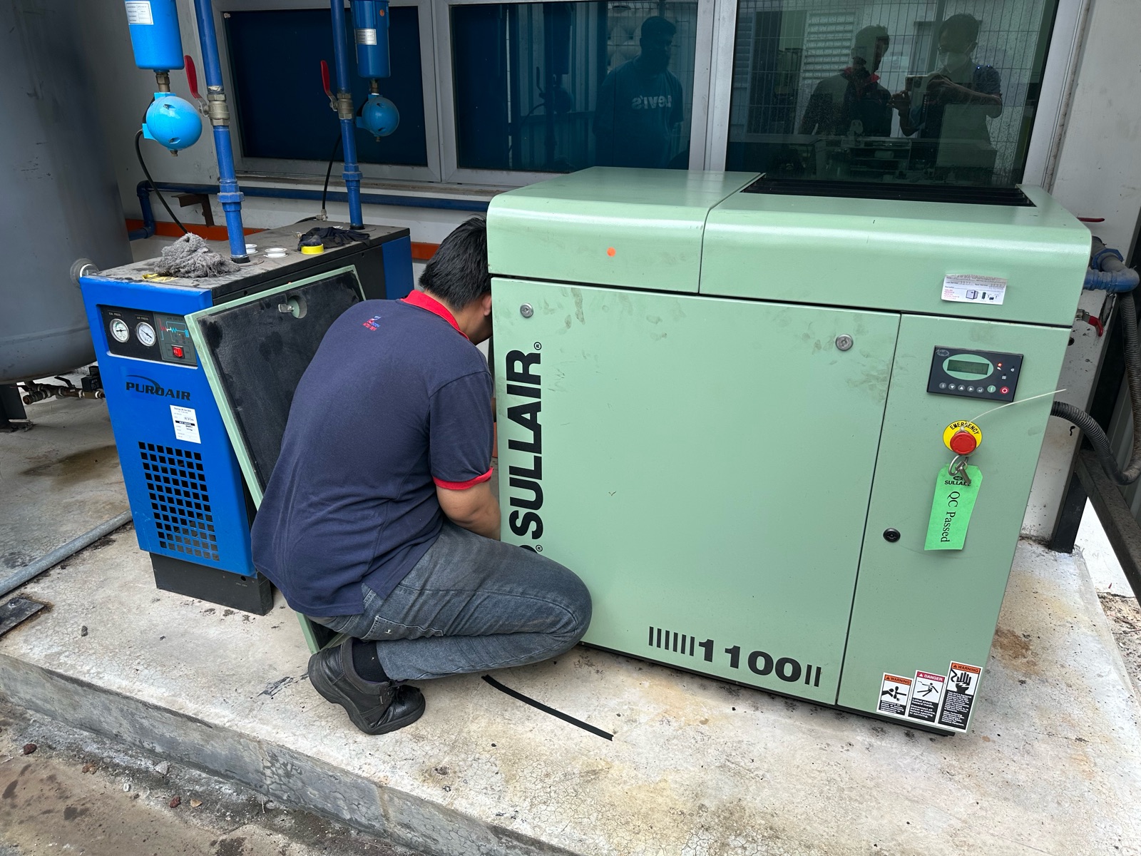 Service Sullair Air Compressor 