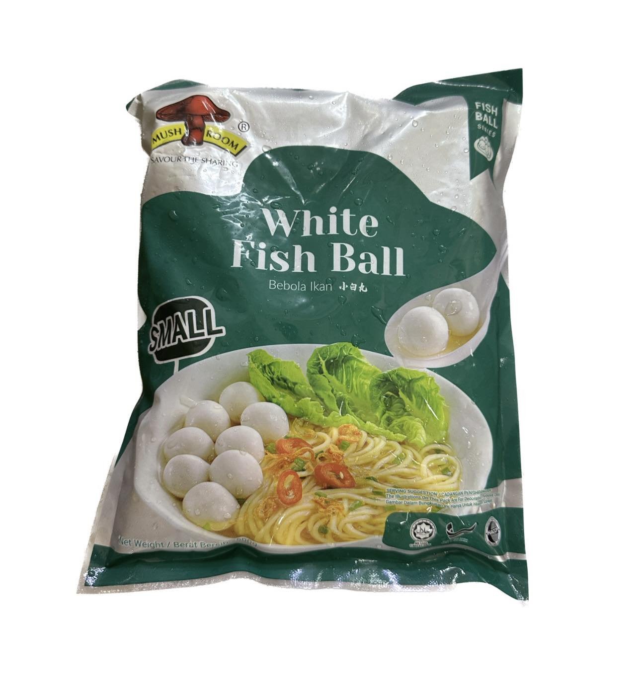 SMALL WHITE FISH BALL 500GM (20pack/ctn)