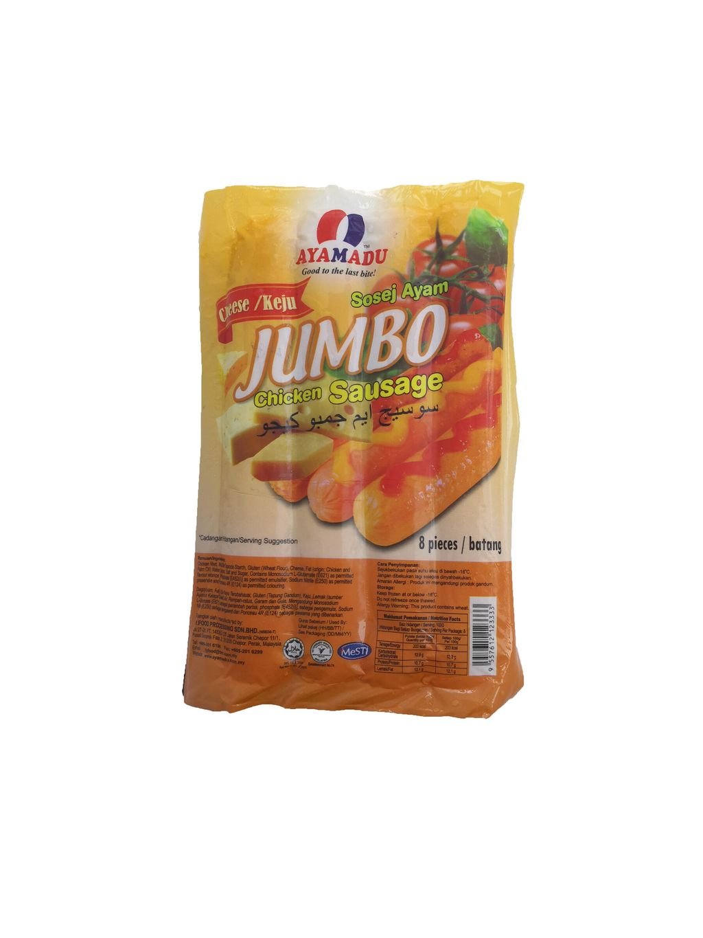 JUMBO CHICKEN SAUSAGE 800gm(32pack/ctn)