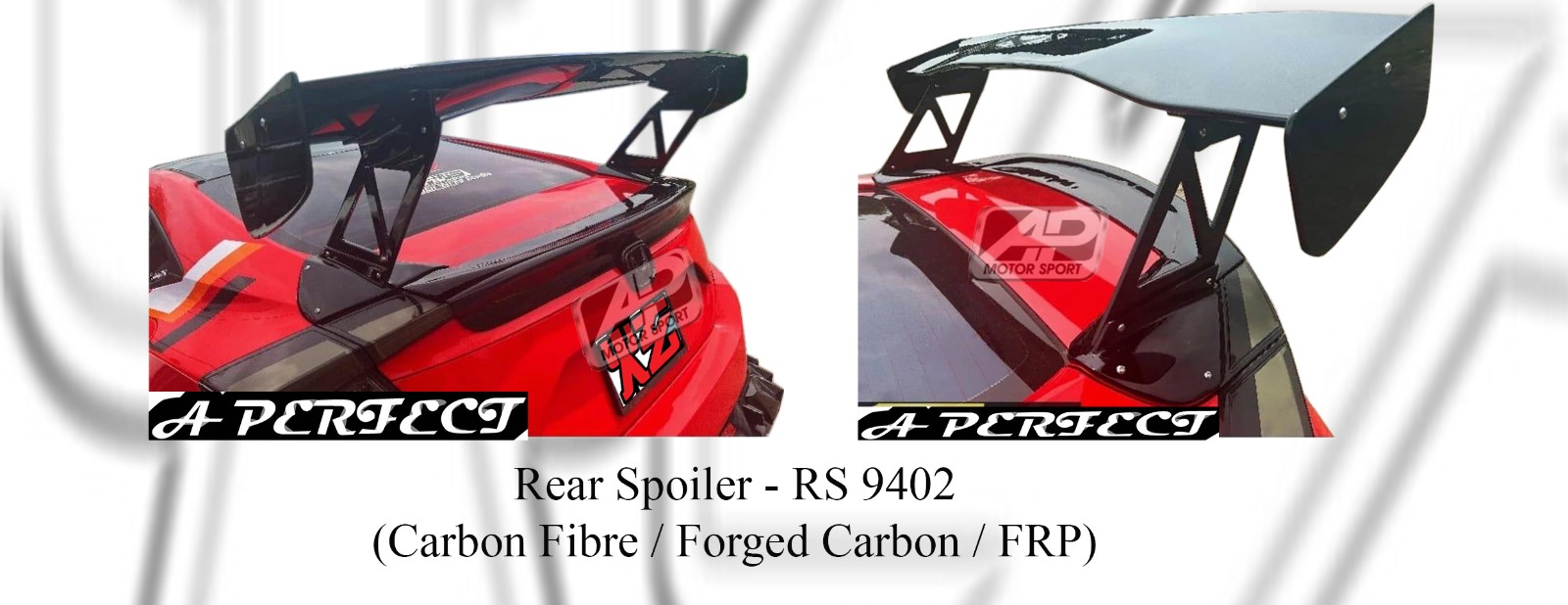 Honda Civic FC 2015 GT Wing Spoiler (Carbon Fibre / Forged C