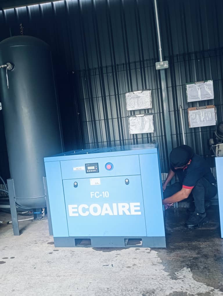 Service And Repair ECOAIRE Screw Compressor FC-10