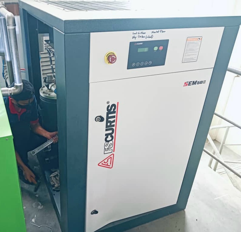 Service 50 HP FS Curtis Air Compressor SEM50II