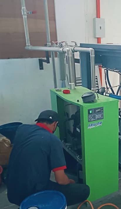 Service & Repair 50 HP Friulair Air Dryer TFD72
