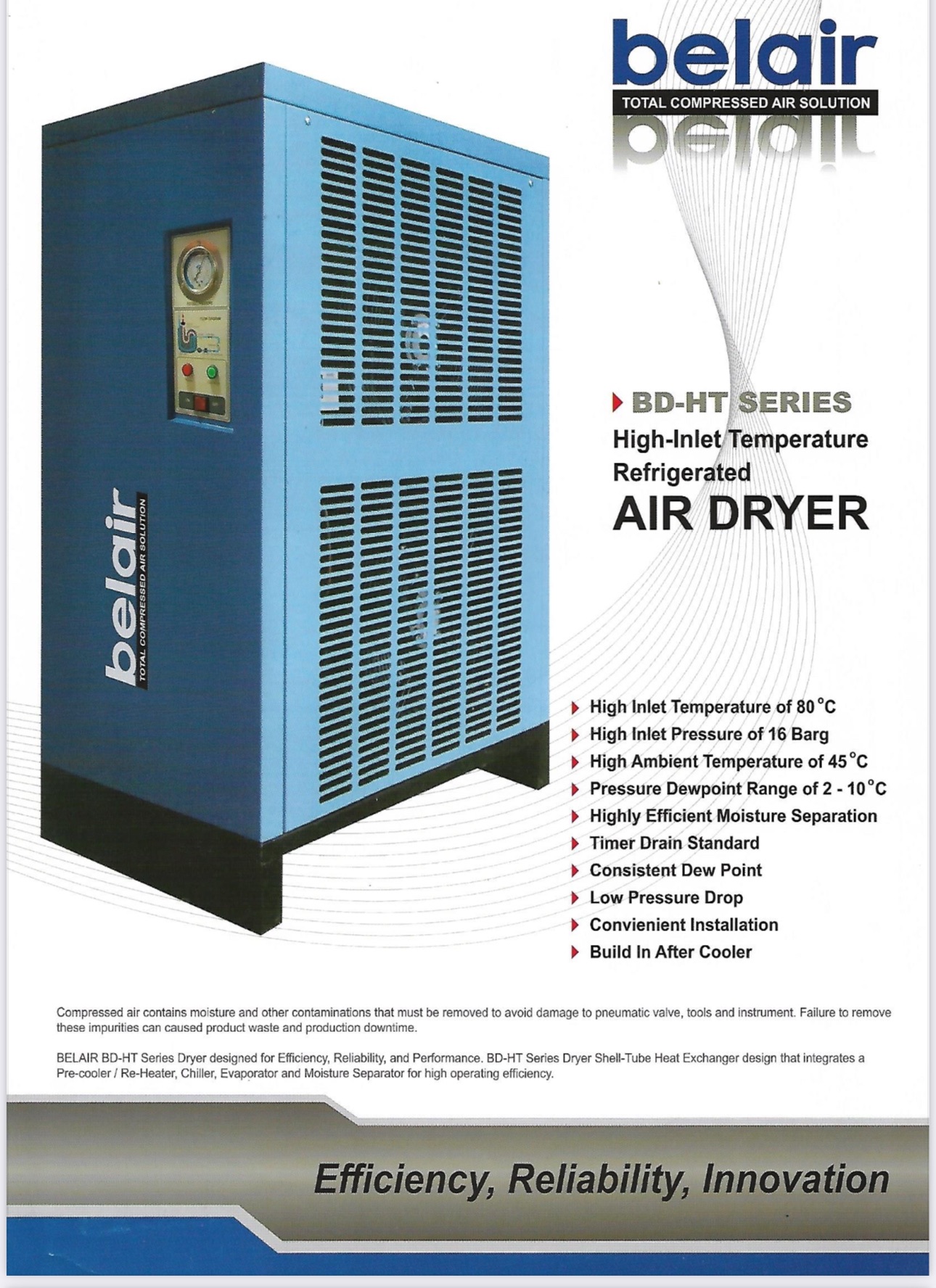 Belair Air Dryer BD-HT Series 