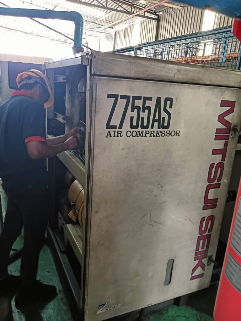 Service Mitsui Seiki Air Compressor Z755AS