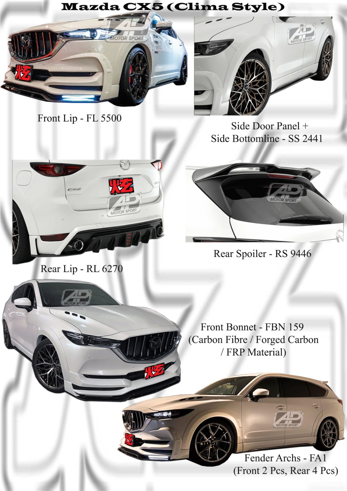 Mazda CX5 Clima Style Bodykits 