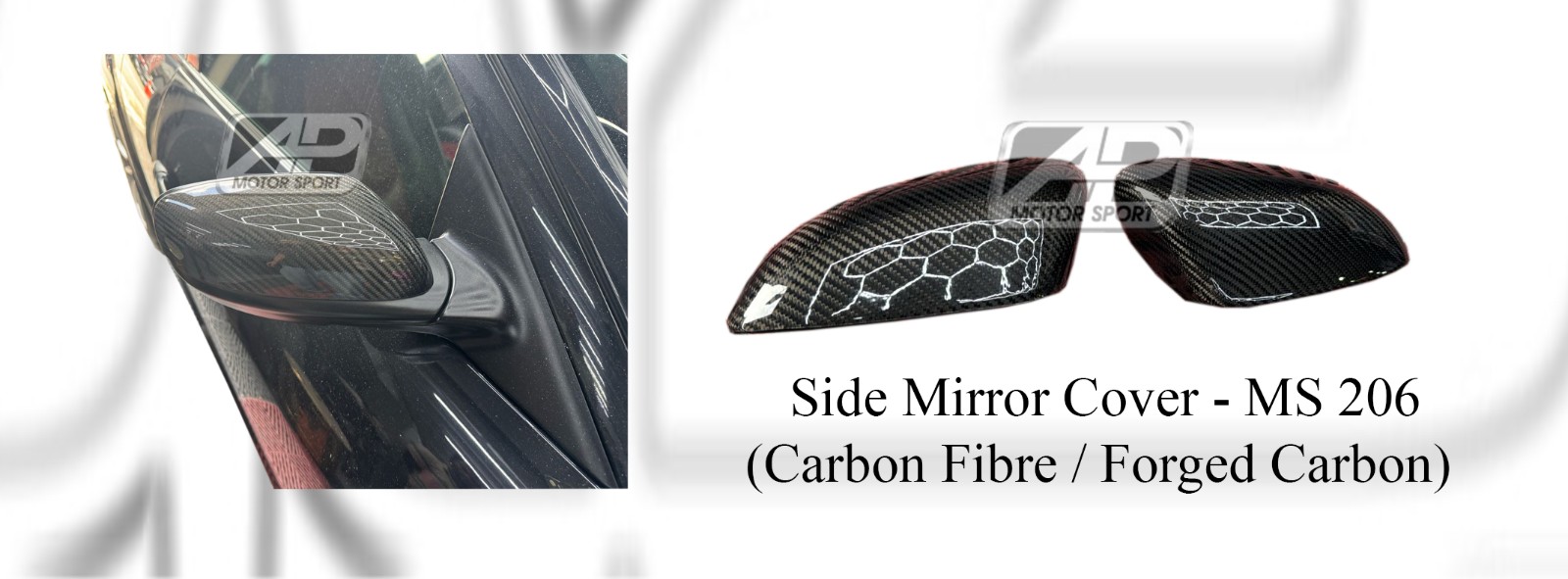 Mazda RX8 Side Mirror Cover (Carbon Fibre / Forged Carbon) 