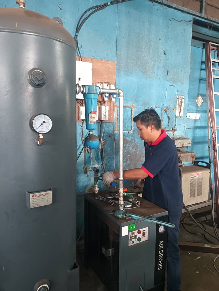 Installation Air Dryer 