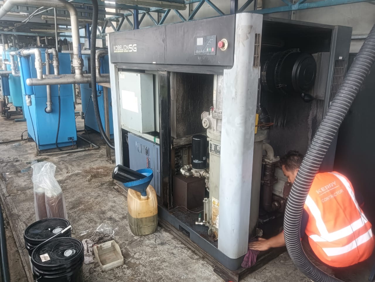 Service Kobelco Air Compressor 