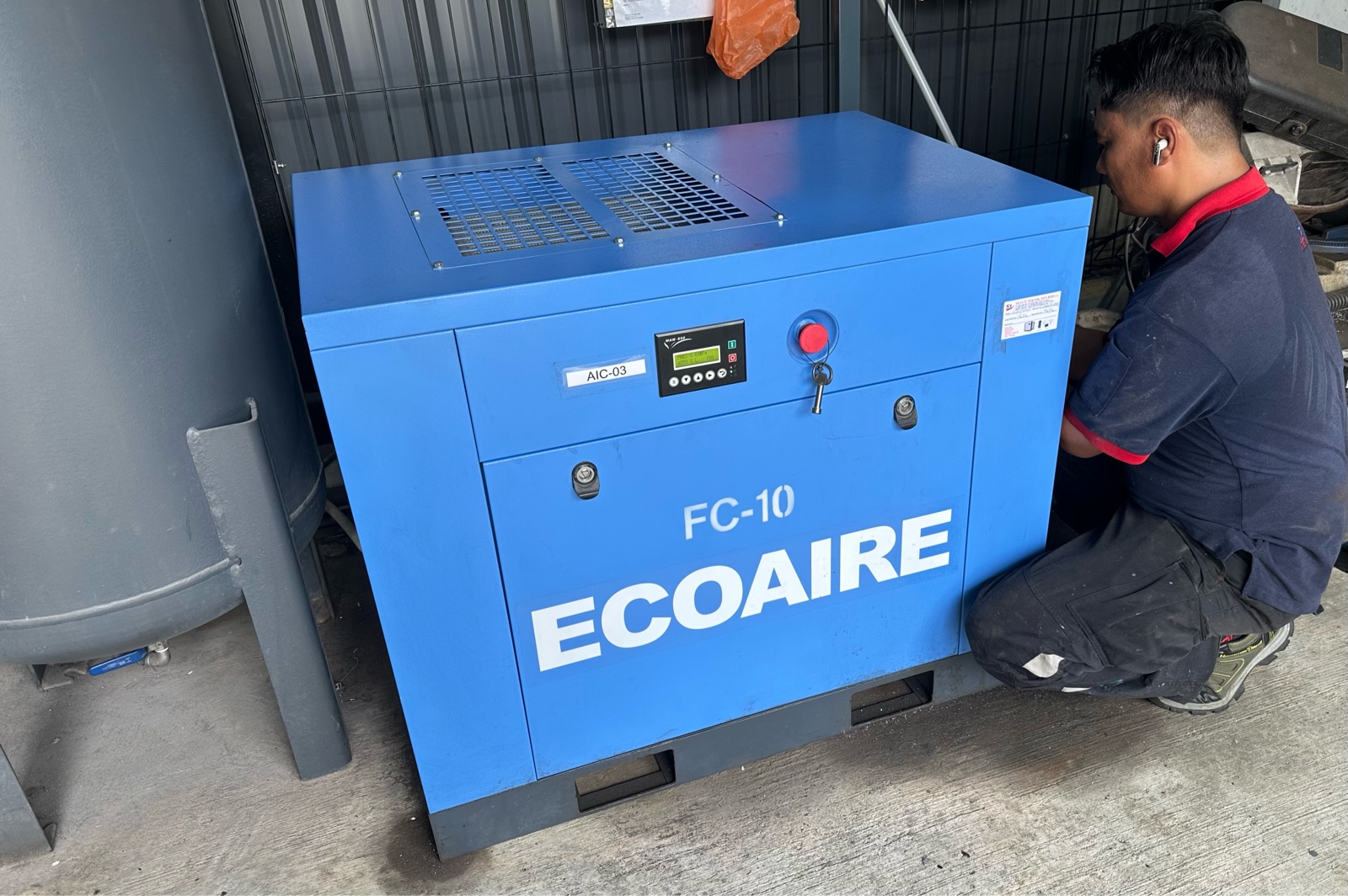 Service ECOAIRE Screw Compressor FC-10