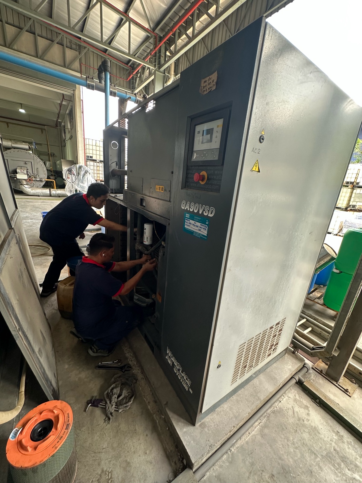 Service Atlas Copco Air Compressor 