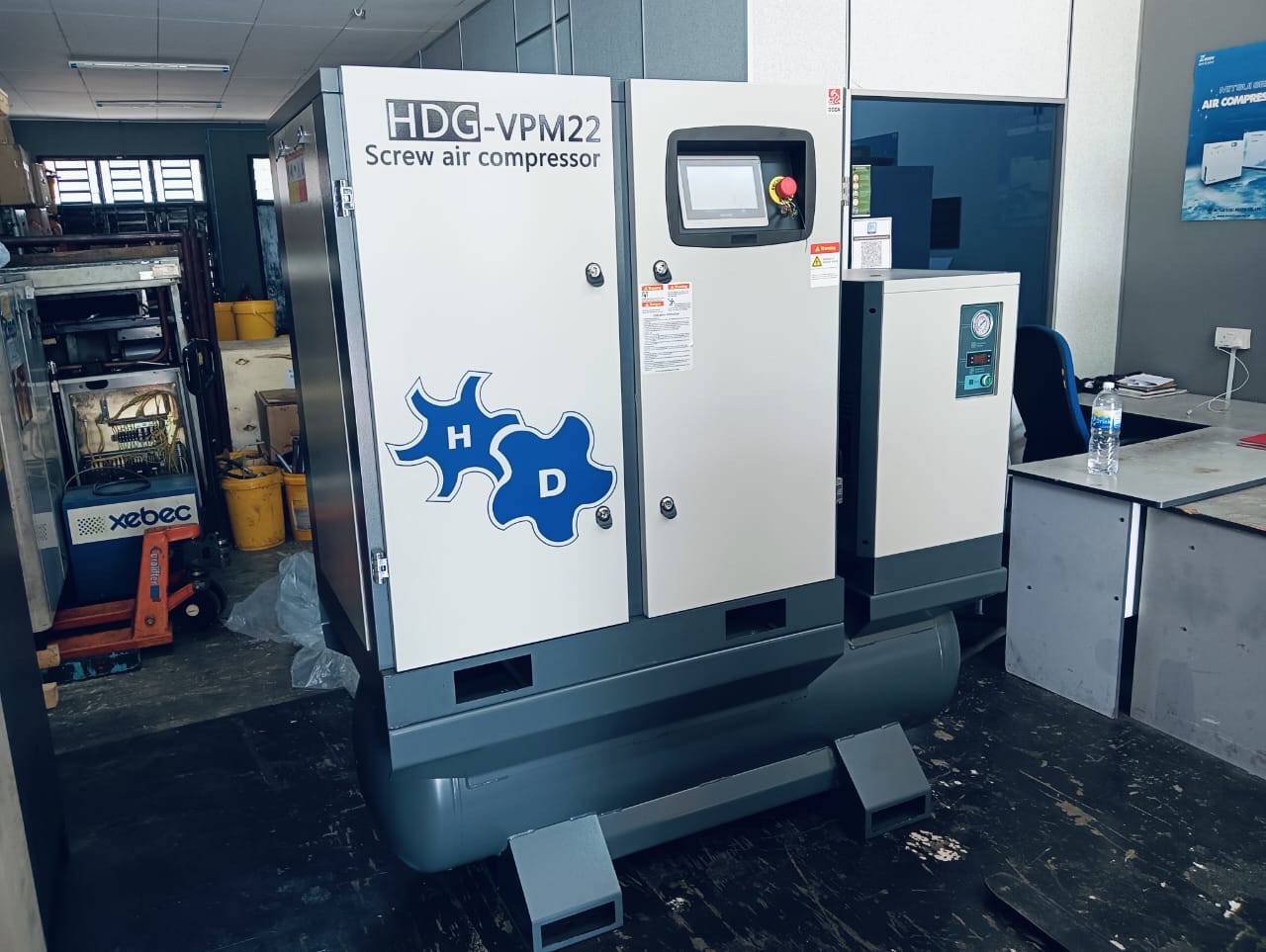 Laser Cutting Screw Air Compressor 