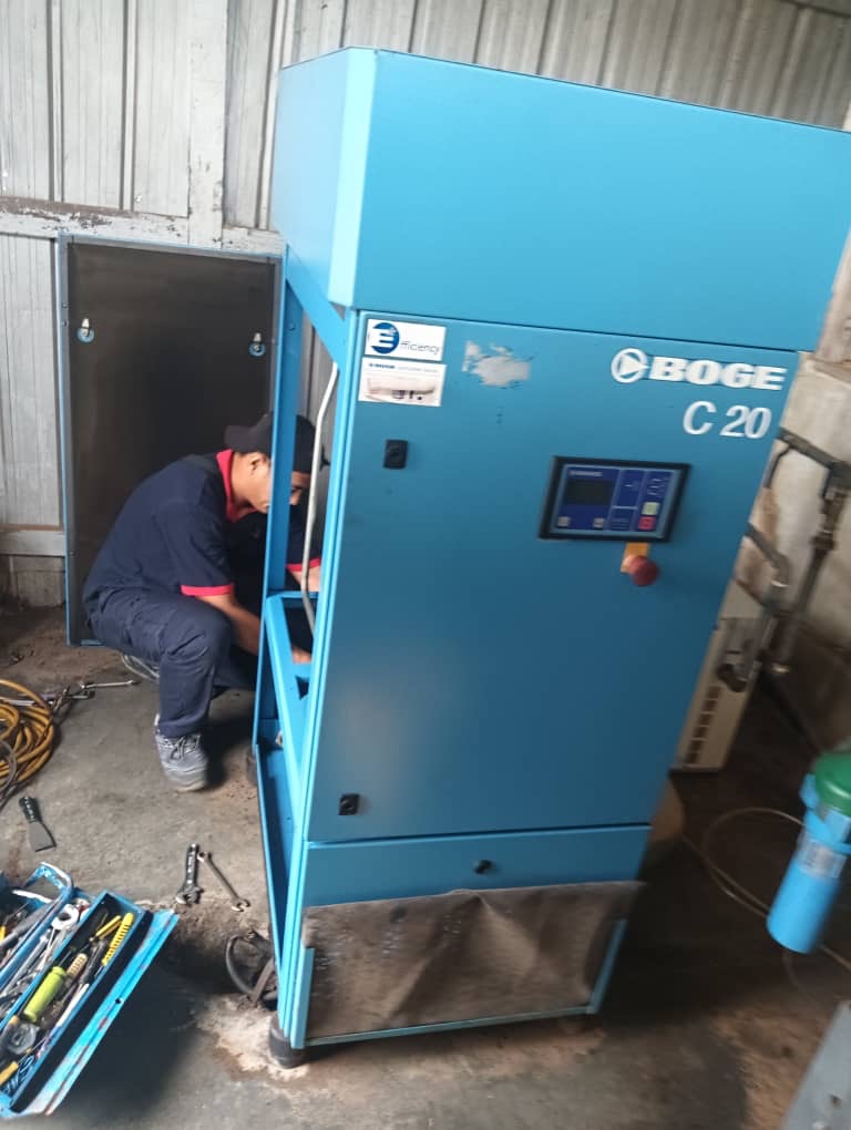 Repair Boge Air Compressor C20