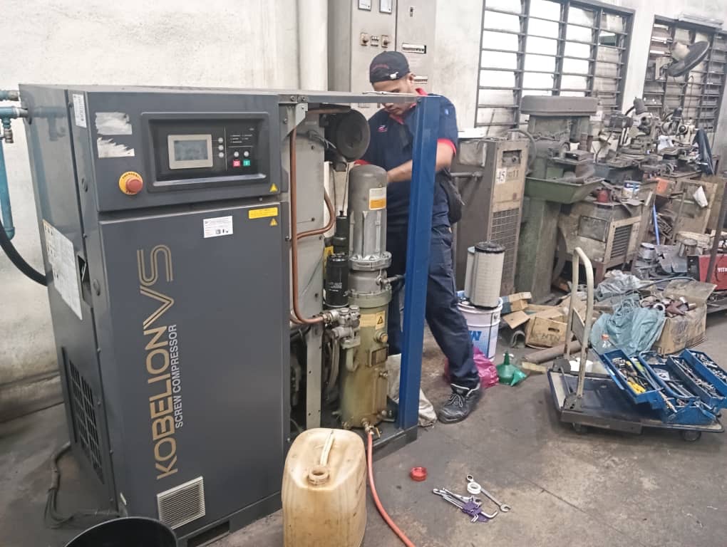 Service Kobelco Air Compressor 