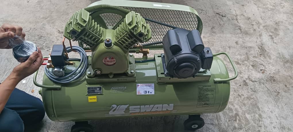 Installation 2 HP Swan Piston Compressor SVP-202