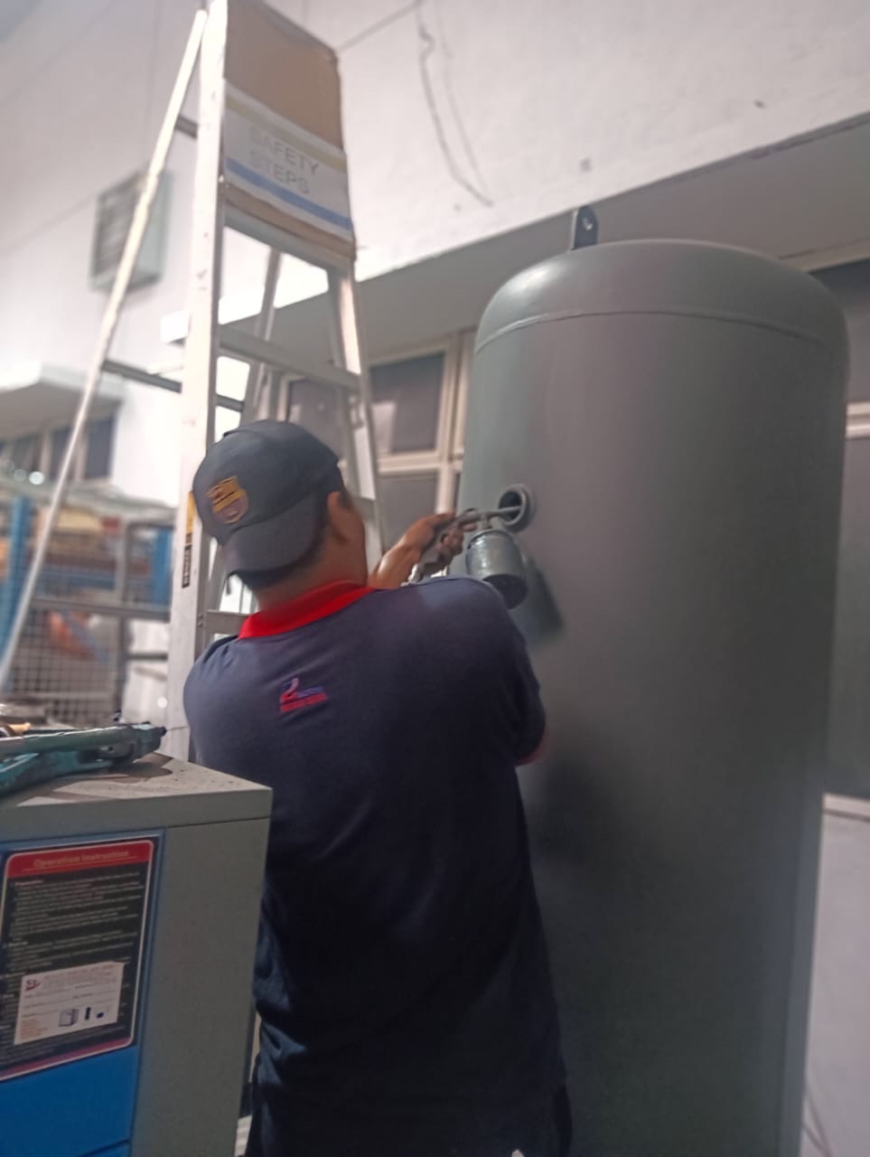 Spray Coating Air Receiver Tank 