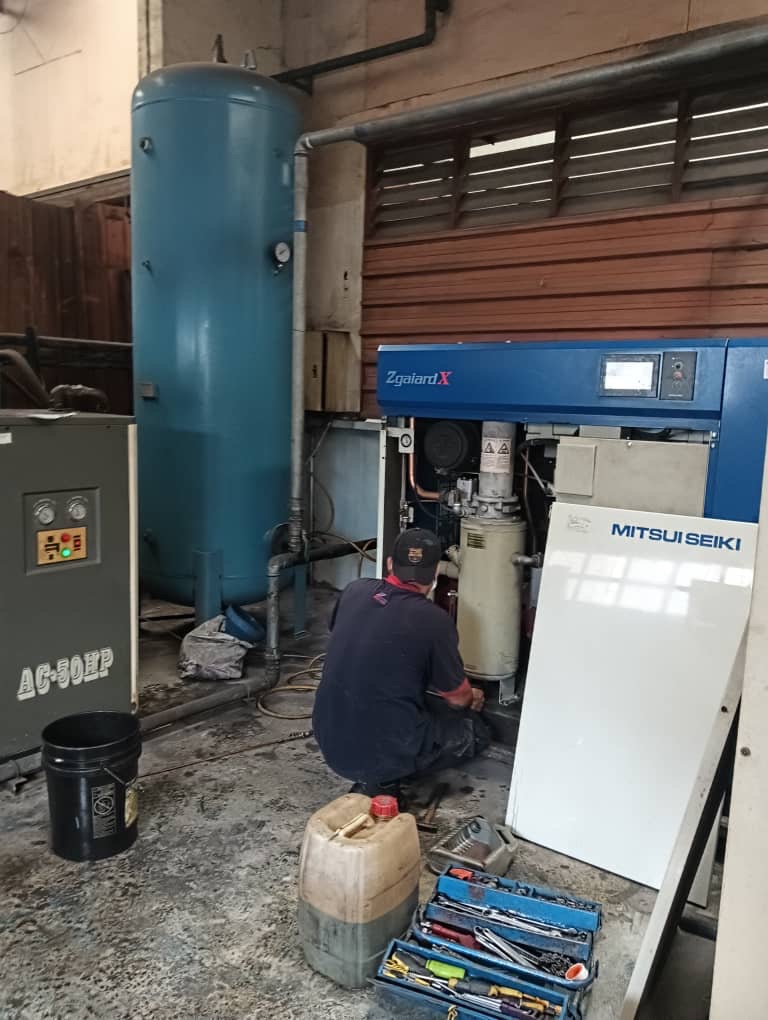 Service Mitsui Seiki Inverter Type Air Compressor 