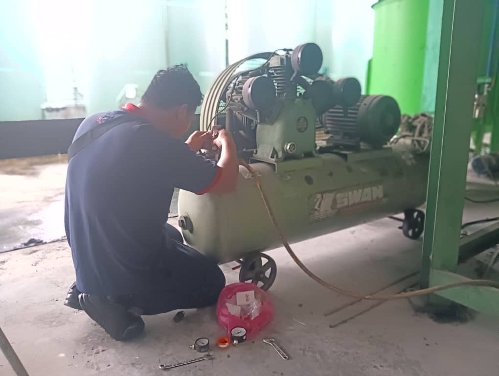 Replace Safety Valve & Pressure Gauge c/w Calibration Certificate 