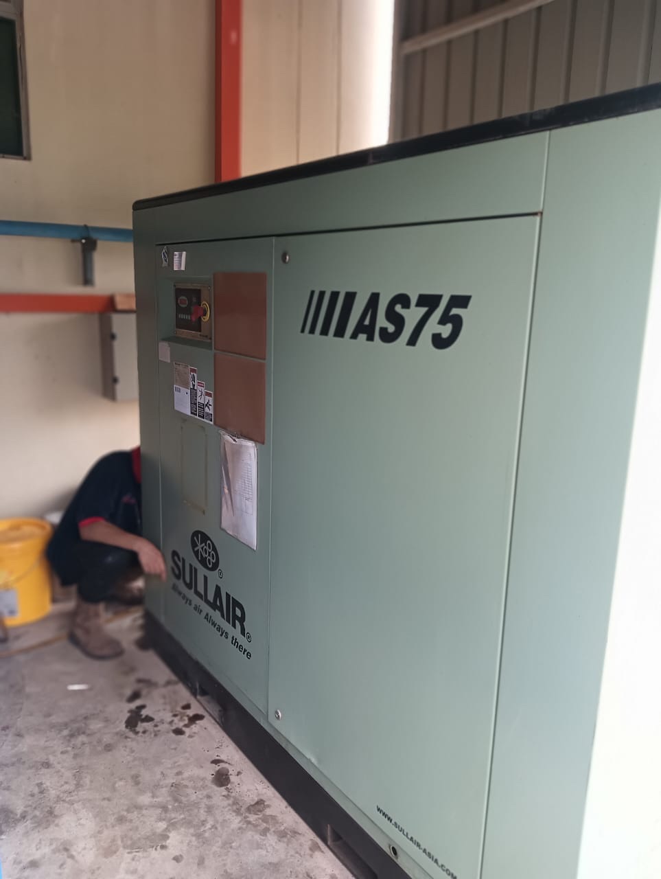 Service 100 HP SULLAIR Air Compressor AS75