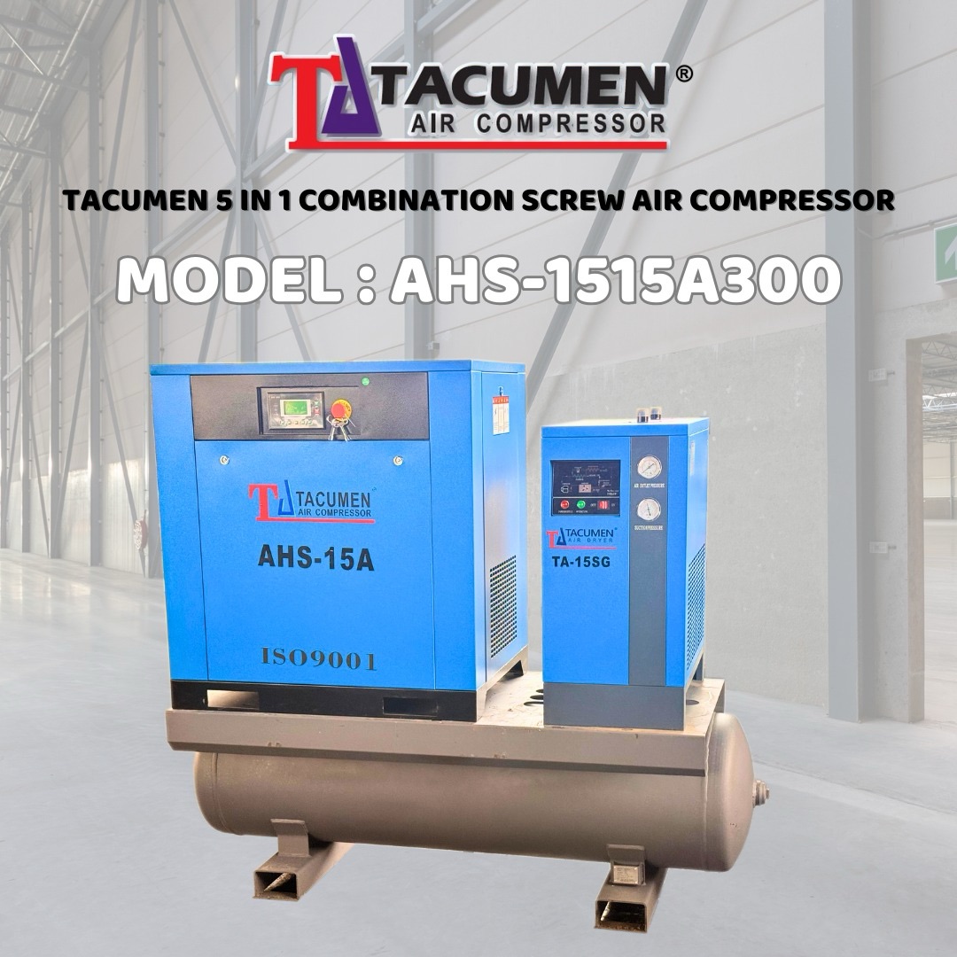 Tacumen 5 In 1 Screw Compressor AHS-1515A300