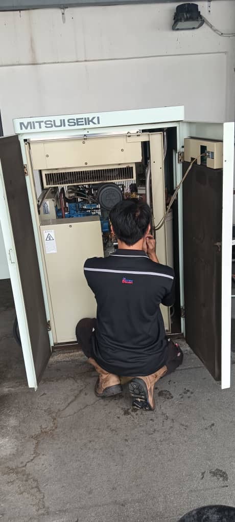 Service Mitsui Seiki Oil Free Screw Compressor 