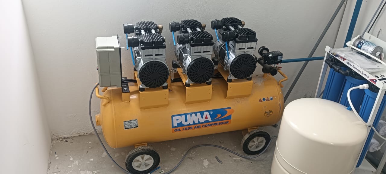 Installation Puma Oil Less Air Compressor 