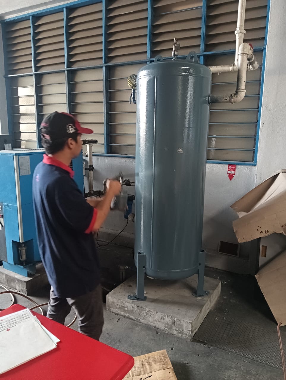 Service Air Receiver Tank 