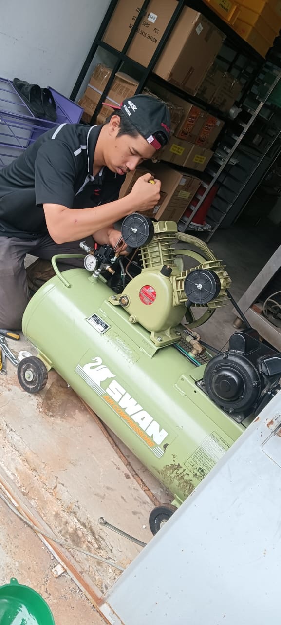 Service Swan Piston Air Compressor 