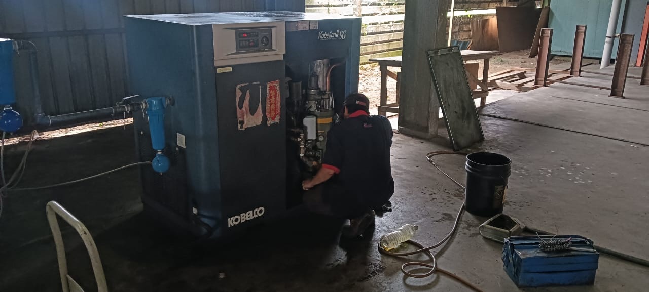 Service Kobelco Air Compressor 