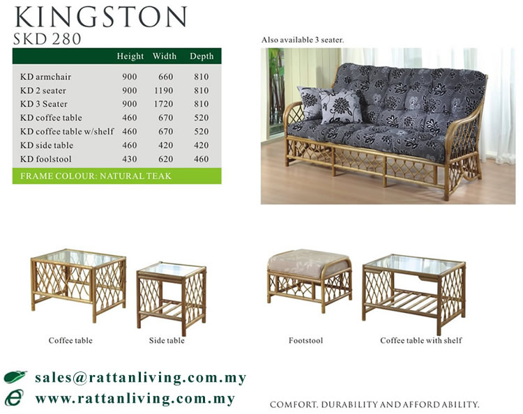 SKD 280 Sofa Johor JB Malaysia Manufacturer, Rattan, Wicker, Cane