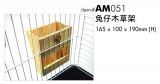 AM051 Wooden Hay Rack for Chinchilla, Rabbit, Guinea Pig