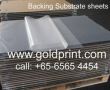 Backing Substrate Sheets
