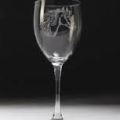 Wine Glass etching