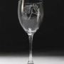Wine Glass etching
