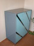 Glass Shoe Cabinet