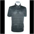 900450-S/S Men's Poly Pique Dye Stripe Polo