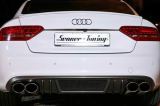 AUDI A4 B8 REAR BUMPER LOWER DIFFUSER RII-STYLE