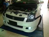 SUZUKI SWIFT CCFL PROJECTOR LAMP BLACK HOUSING